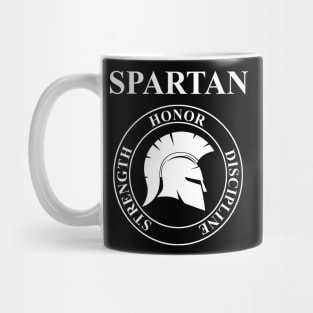 Spartan Warrior Virtues of Sparta Mug